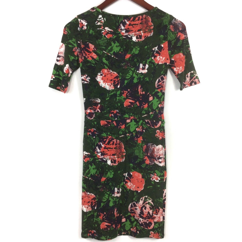 ❌SOLD❌ TOPSHOP Camo Floral Zipper Stretchy Dress - Picture 6 of 8